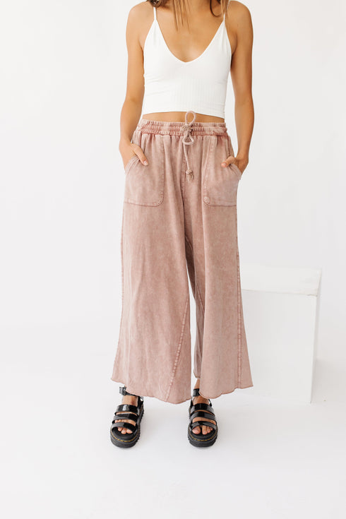 Sun Soaked Lounge Pant// Clay *RESTOCKED*